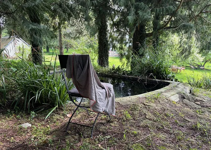 Le Moulin Foulon - Rivière - 1 Ha Privé - Cheminée Villa