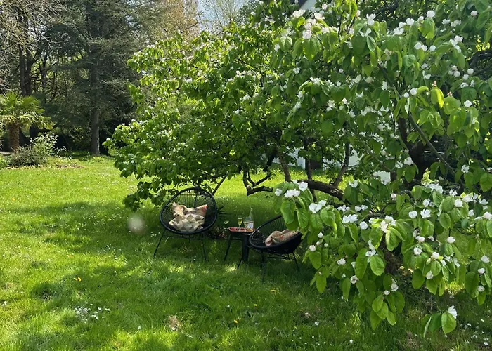 Le Moulin Foulon - Rivière - 1 Ha Privé - Cheminée Villa